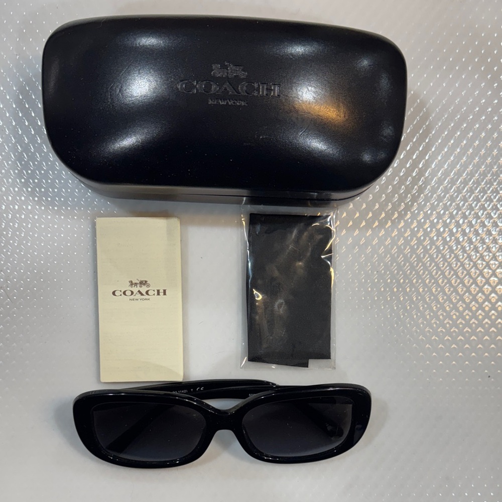 Coach Black Sunglasses with Case